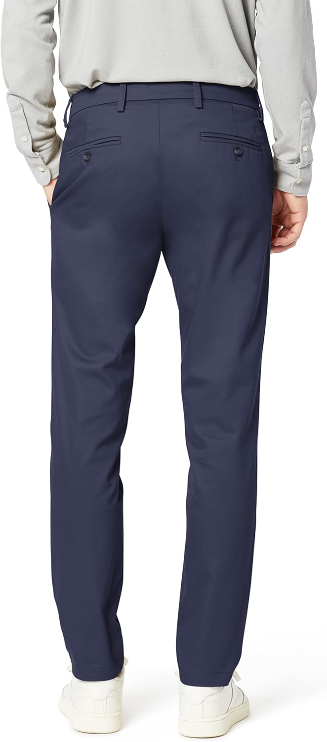 Men's Signature Khaki Slim Fit Pants Refined s - Image 2