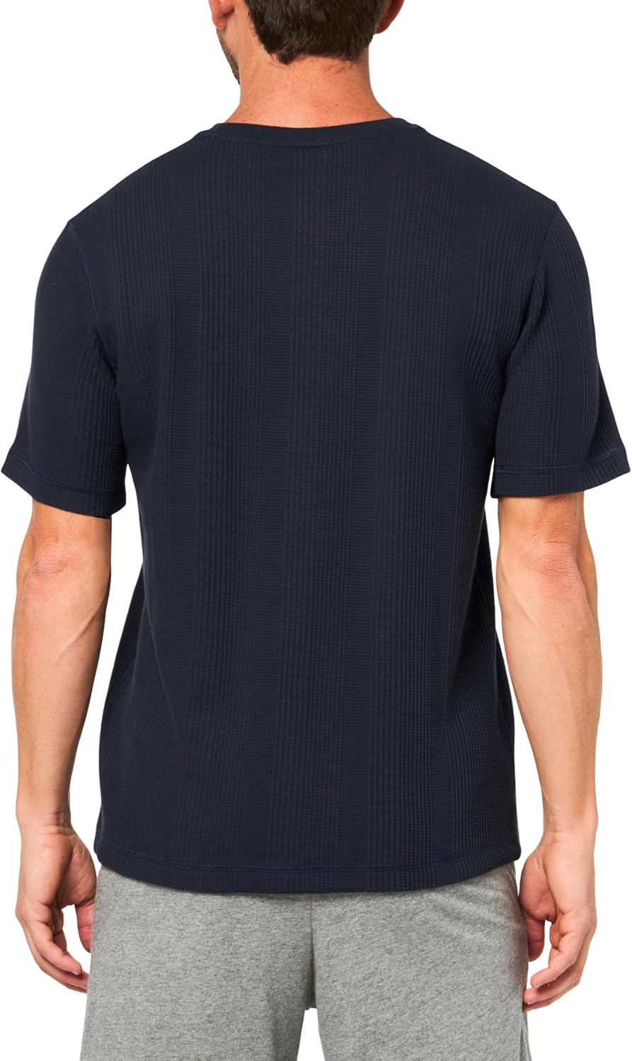 Men's Waffle Structure Cotton T-Shirt - Image 2