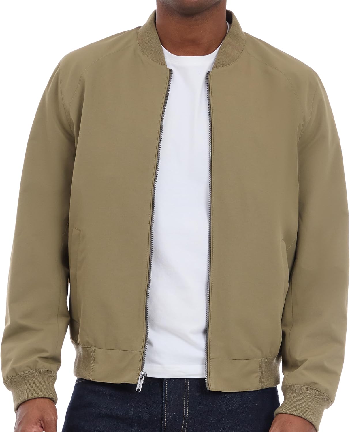 mens Lightweight Bomber Jacket, Wind and Water ResistantJacket