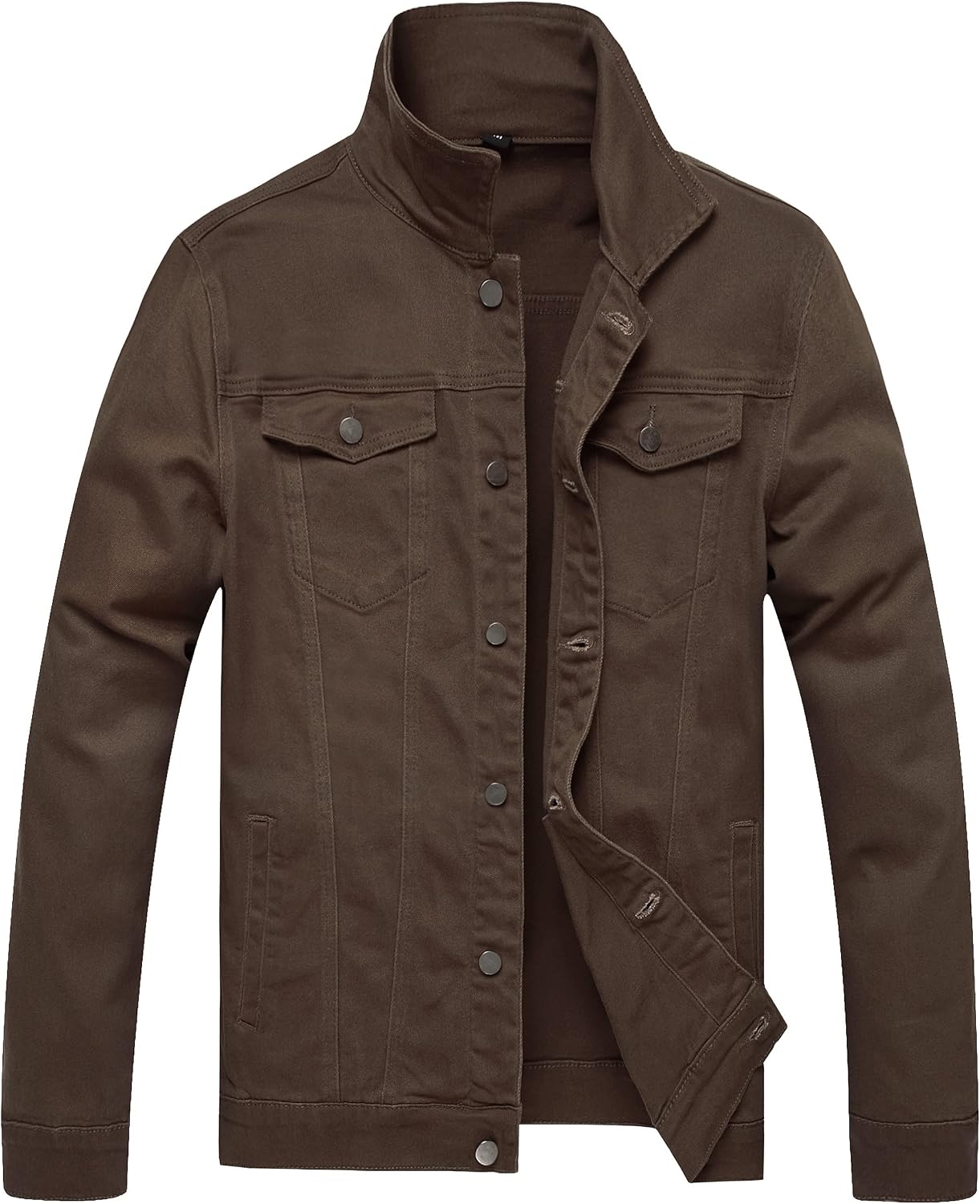 Jacket Men,Men's Stretch Slim Fit Jean Jacket,Classic Ripped Trucker Denim Coat,Men Fashion Outdoor Jacket